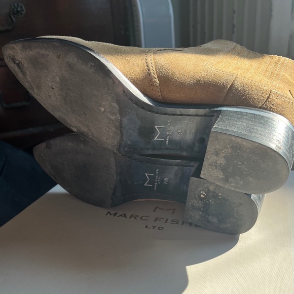 Marc Fisher Yohani Suede Bootie - Picture 3 of 5